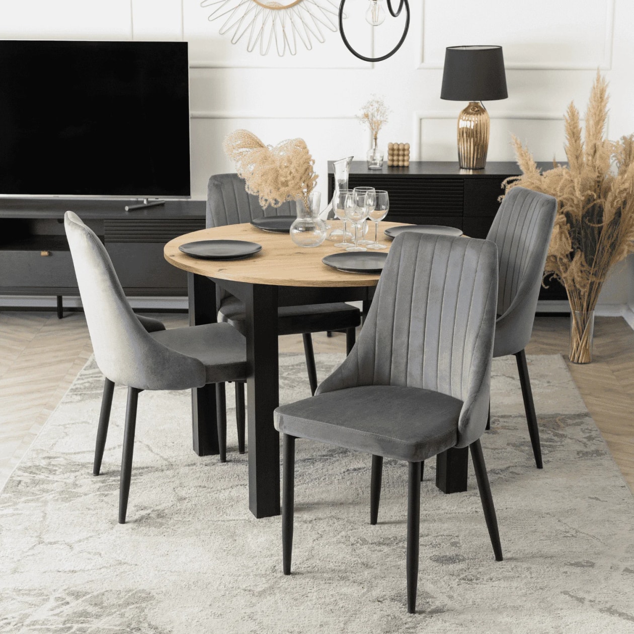 Jadalnia w stylu hampton - inspiracje i aranżacje | Meble Makarowski