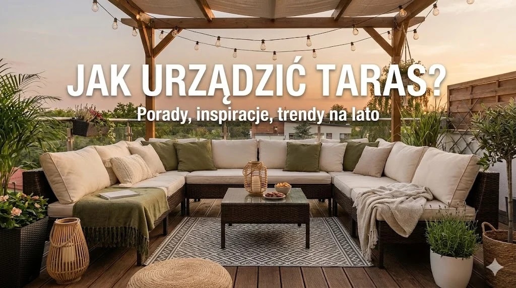 Jak urządzić taras - porady od Meble Makarowski